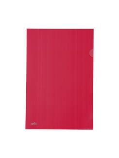 PASTA EM L A4 C/10 0270 - VERMELHO - UN - DELLO