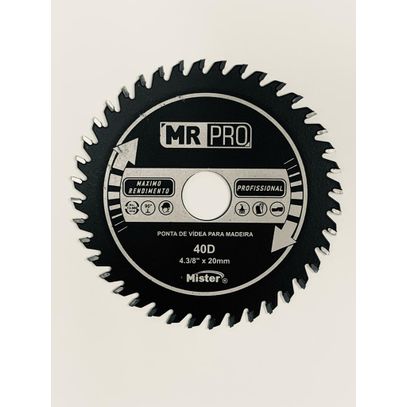 DISCO SERRA VIDEA 4 3/8 (40D-F20) MRPRO MISTER