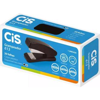 GRAMPEADOR DE MESA 26/6 20 FLS - C613 - PRETO - UN - CIS