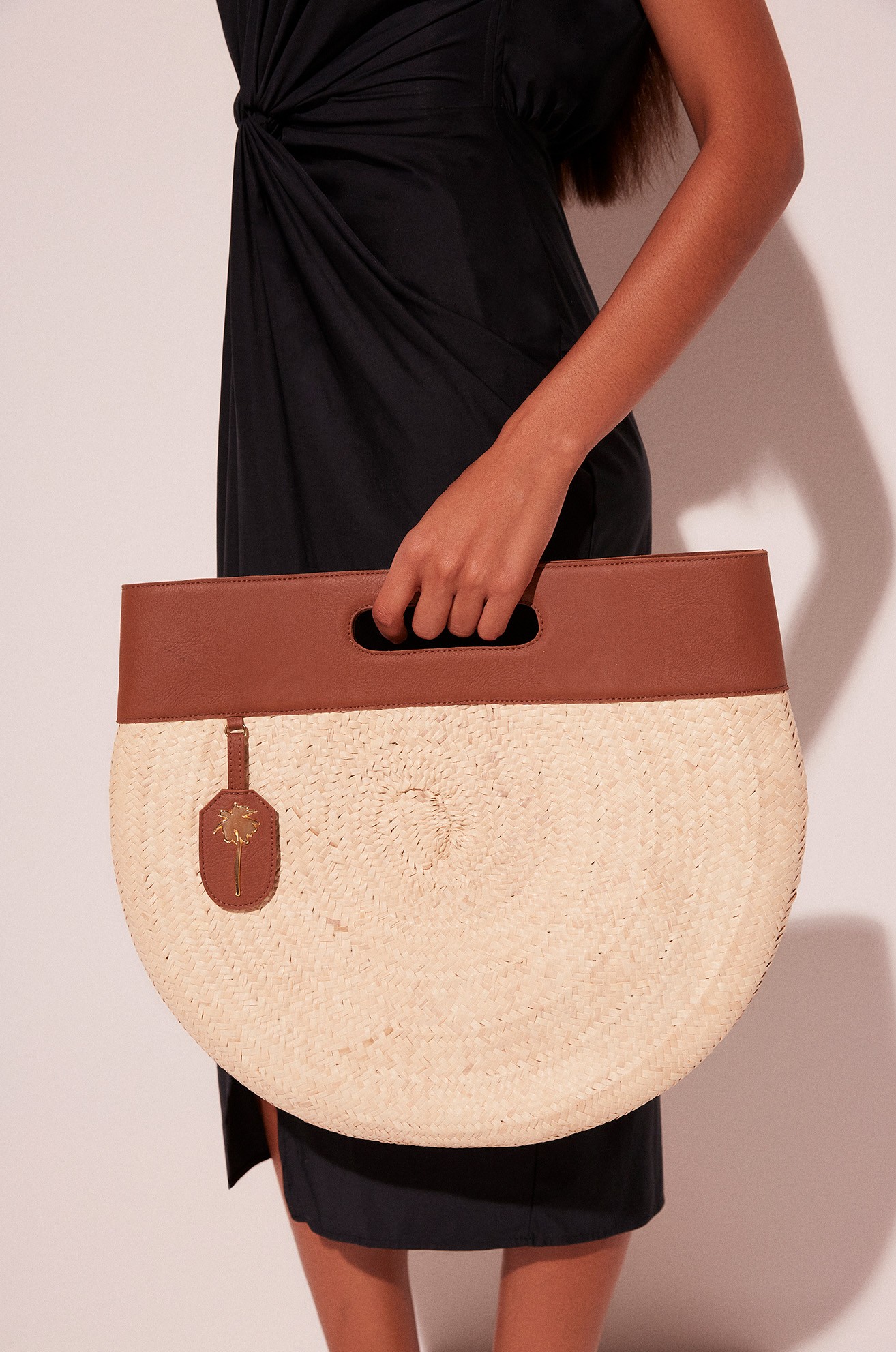 Bolsa tote polen marrom