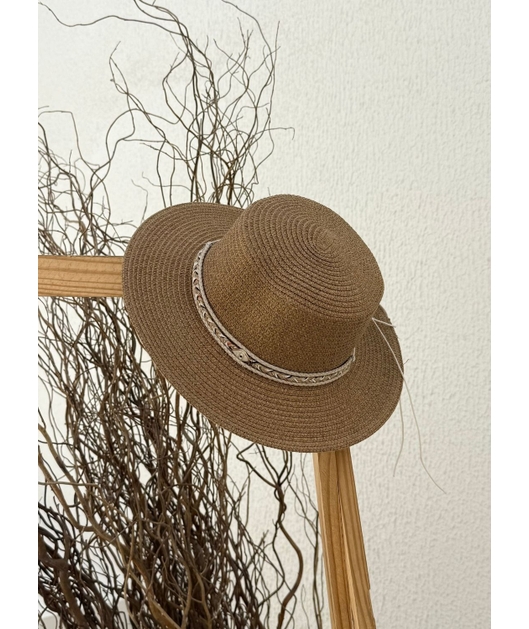 CHAPÉU DE PRAIA ONDA BEGE