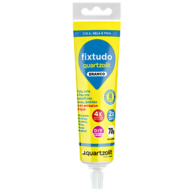 SILICONE QUARTZOLIT FIXTUDO BRANCO 70g