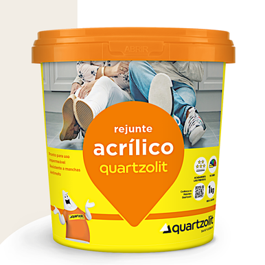 REJUNTE ACRÍLICO QUARTZOLIT BRANCO 1.0KG