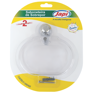 SABONETEIRA JAPI ABS CROMADO JSSQC LINHA SAMBA