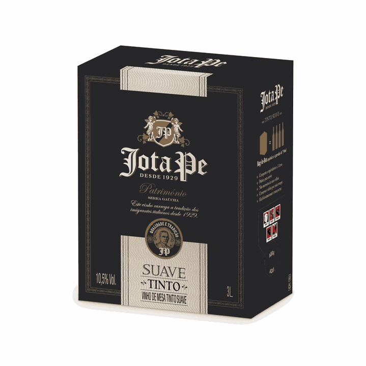 VINHO TINTO SUAVE BAG-IN-BOX (3LT)-JOTA PE
