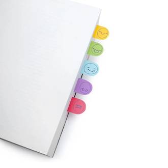 MARCADOR ADESIVO DE PAGINA COLOR JOY 5 CORES 20F - 10119 - UN - LEO E LEO