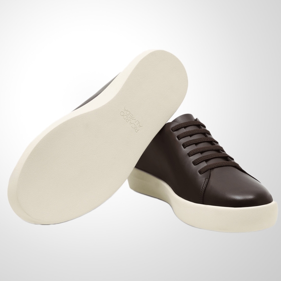 TÊNIS RICARDO ALMEIDA LISO VINTAGE MARROM