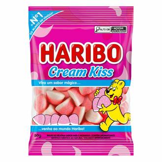 BALA GELATINA 50G - CREAM KISS - UN - HARIBO