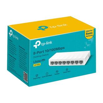 SWITCH 8 PORTAS - 10/100 MBPS LS1008 - UN - TP-LINK