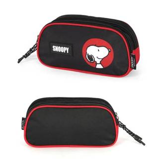 ESTOJO ESCOLAR TRIPLO SNOOPY - ET49728SN - VERMELHO - UN - LUXCEL