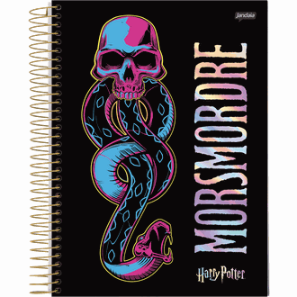 CADERNO UNIV CAPA DURA 10X1 200FLS - HARRY POTTER - UN - JANDAIA