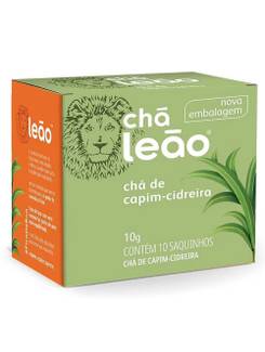 CHA CAPIM CIDREIRA C/10 10G - UN - LEAO