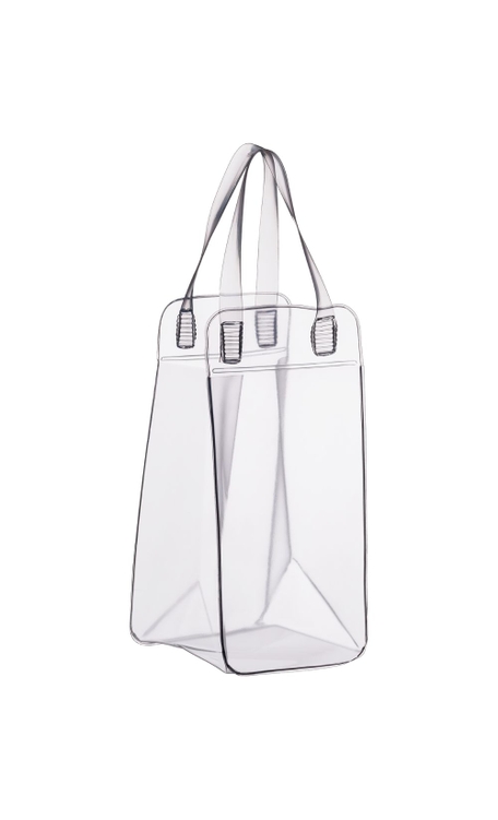 Ice Bag Boccati para 1 garrafa (transparente)