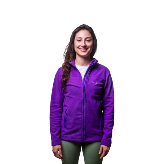 JAQUETA FLEECE GLACIAR FEMININA CONQUISTA ROXO