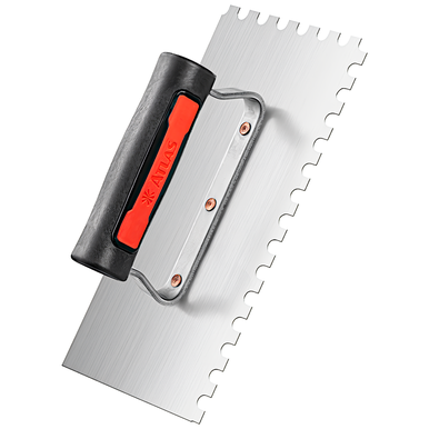 DESEMPENADEIRA DE AÇO DENTADA ATLAS 6MM 12 X 25CM