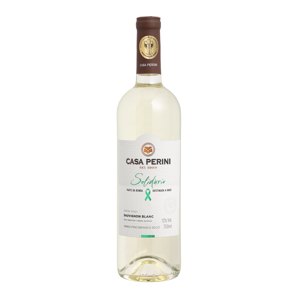 VINHO BRANCO SAUVIGON BLANC SOLIDARIO (750ML)-CASA PERINI