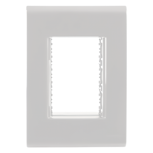 PLACA TRAMONTINA LINHA LIZ 4X2 3 POSTOS HORIZONTAIS BRANCO