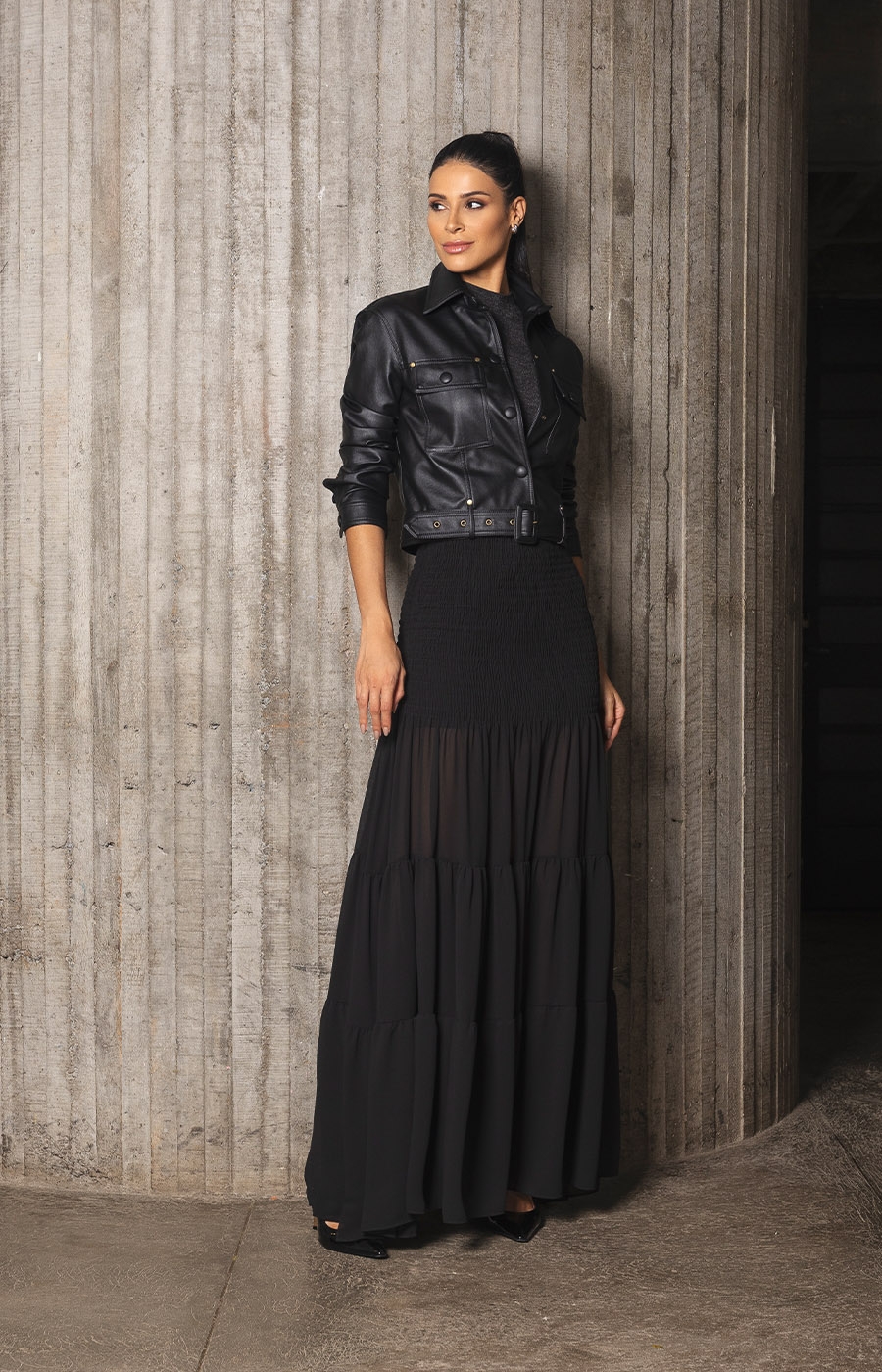Vestido/Saia Tallulah Preta