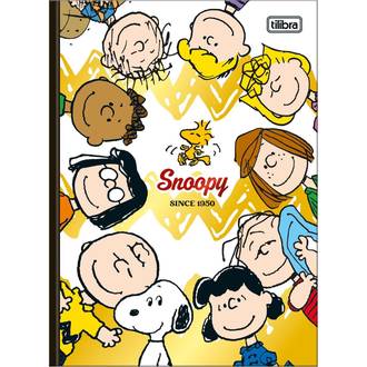 CADERNO COLEGIAL COSTURADO 160FLS - 384071 - SNOOPY - UN - TILIBRA