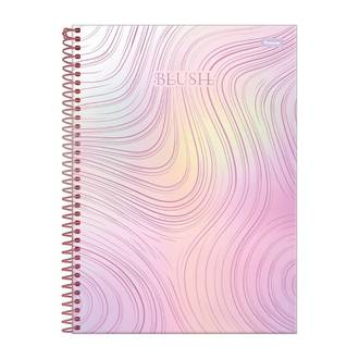 CADERNO UNIV CAPA DURA 10X1 160FLS - BLUSH - UN - FORONI