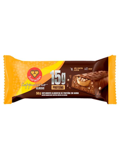 BARRA PROTEINA CAPPUCCINO 50G - CLASSIC - UN - 3 CORACOES