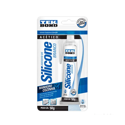 SILICONE TEK BOND COR 50g BRANCO