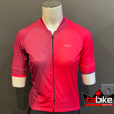 Camisa Damatta Bike Chamois Preta e Rosa