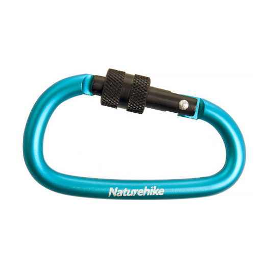 MINI MOSQUETÃO CHAVEIRO SCREW 6CM NATUREHIKE AZUL