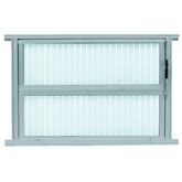 BASCULANTE ALUMINIO BRANCO 40x40 ALUMASA
