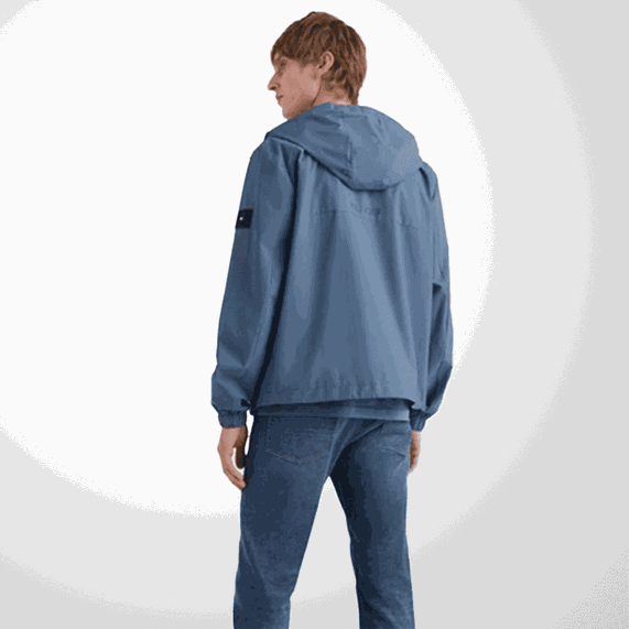 JAQUETA MASCULINA RIPSTOP AZUL TOMMY HILFIGER