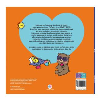 LIVRO DE COLORIR COMFY DAYS - UN - CIRANDA CULTURAL