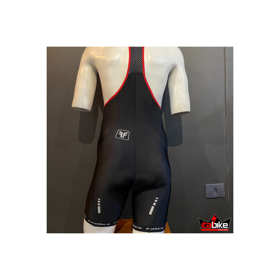 Bretelle Free Force Masculino Preto e Vermelho