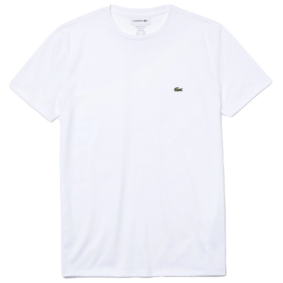 CAMISETA BÁSICA MASCULINA MANGA CURTA BRANCA LACOSTE