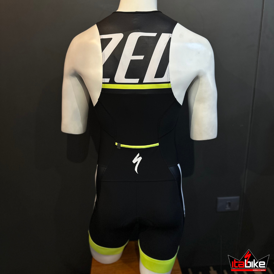 Macaquinho Specialized Triathlon Preto e Amarelo