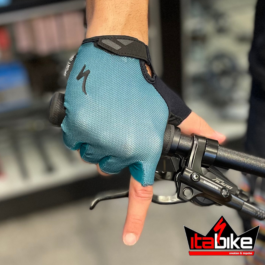 Luva Specialized Dedo Curto BG Sport Gel Masculina Azul