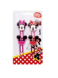 CLIPS MINNIE BLISTER C/4 50MM - 22396 - UN - MOLIN