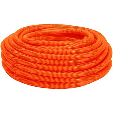 ELETRODUTO CORRUGADO PVC LARANJA REFORÇADO AMANCO 32 MM ROLO 25 M