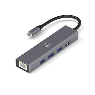 ADAPTADOR TIPO C X RJ45 3.0 HDMI/USB 3.0 - UCT618 - UN - KROSS