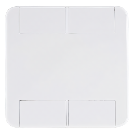 PLACA TRAMONTINA LINHA TABLET 4X4 CEGA BRANCO