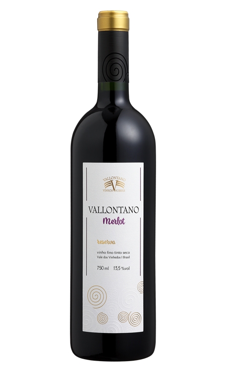 Vinho Vallontano Reserva Merlot 750ml