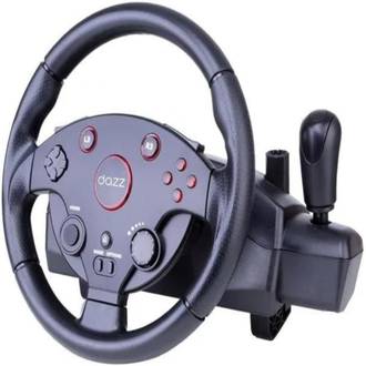 VOLANTE FORCE DRIVING PARA PS4/PS3/PC/XBOX - PRETO - UN - DAZZ