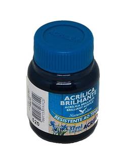 TINTA ACRILICA BRILHANTE 37ML 03340 - PRETO - UN - ACRILEX