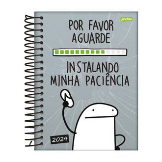 AGENDA ESPIRAL FLORK DIARIA 352FL 133X178 - UN - JANDAIA