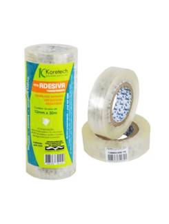 FITA ADESIVA 12X30 2215 - TRANSPARENTE - PCT 10 - KORETECH