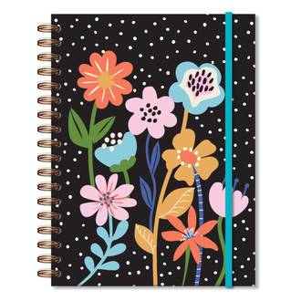 CADERNO COLEGIAL 10X1 7562 - JARDIM DAS CORES - UN - FINA IDEIA
