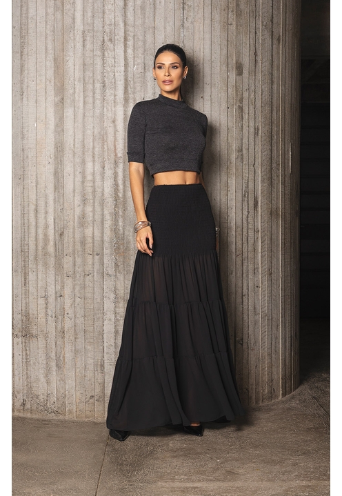 Vestido/Saia Tallulah Preta - 2