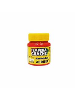 TINTA GUACHE 15ML  - VERMELHO FOGO - CX 12 - ACRILEX