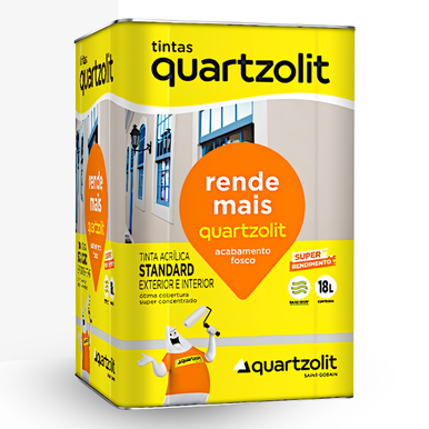 ACRÍLICO QUARTZOLIT RENDE MAIS STANDARD BRANCO NEVE 18.0L