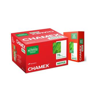 BLOCO CHAMEX NOTES 75G 300FLS  - CX 30 - CHAMEX