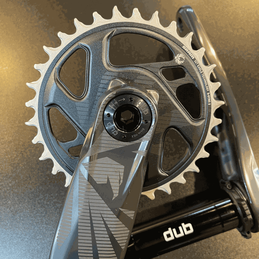 Pedivela Sram Original GX Eagle DUB Preto Lunar de 175mm